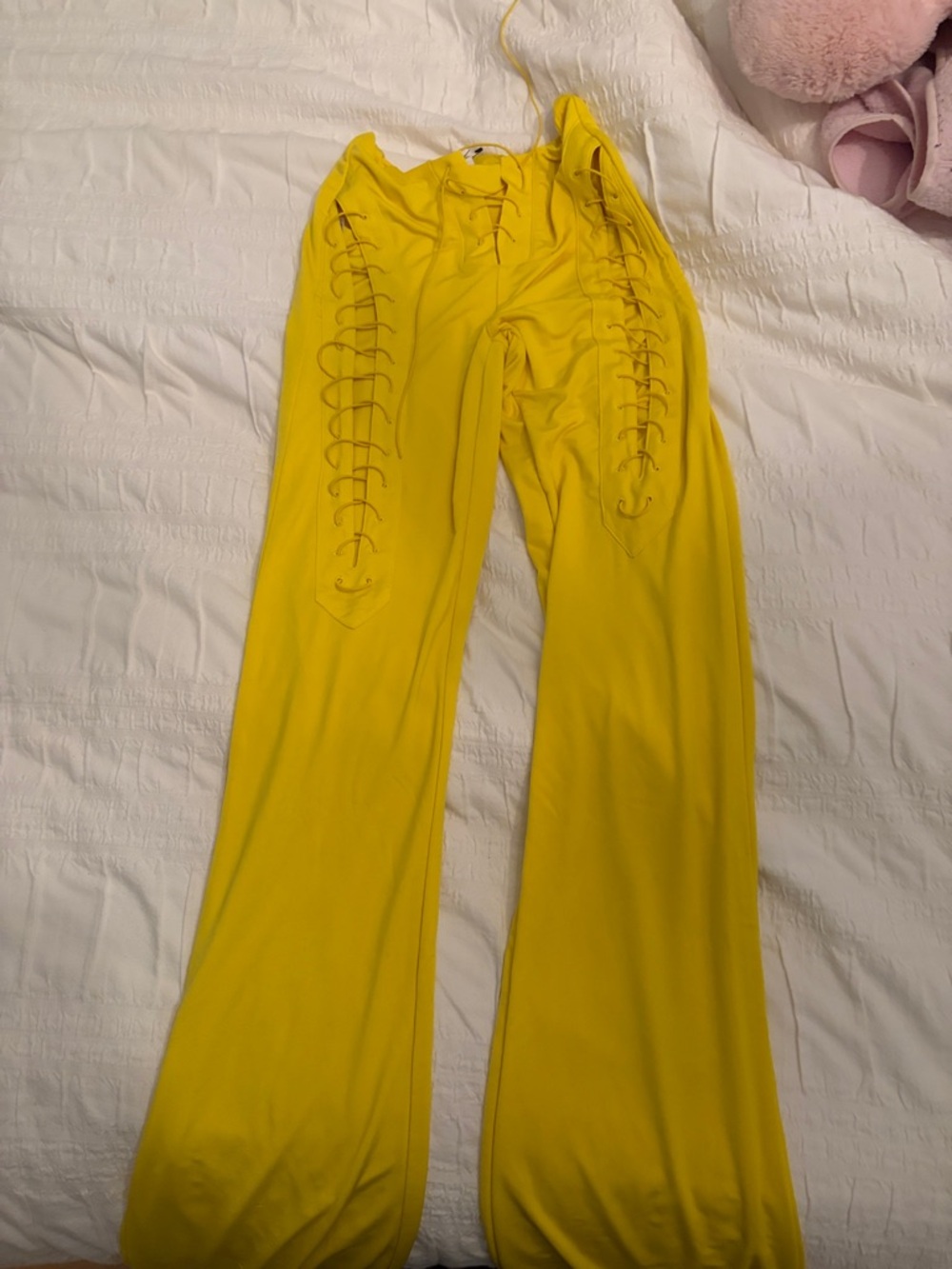 I.AM.GIA Bright Yellow Drawstring Pants